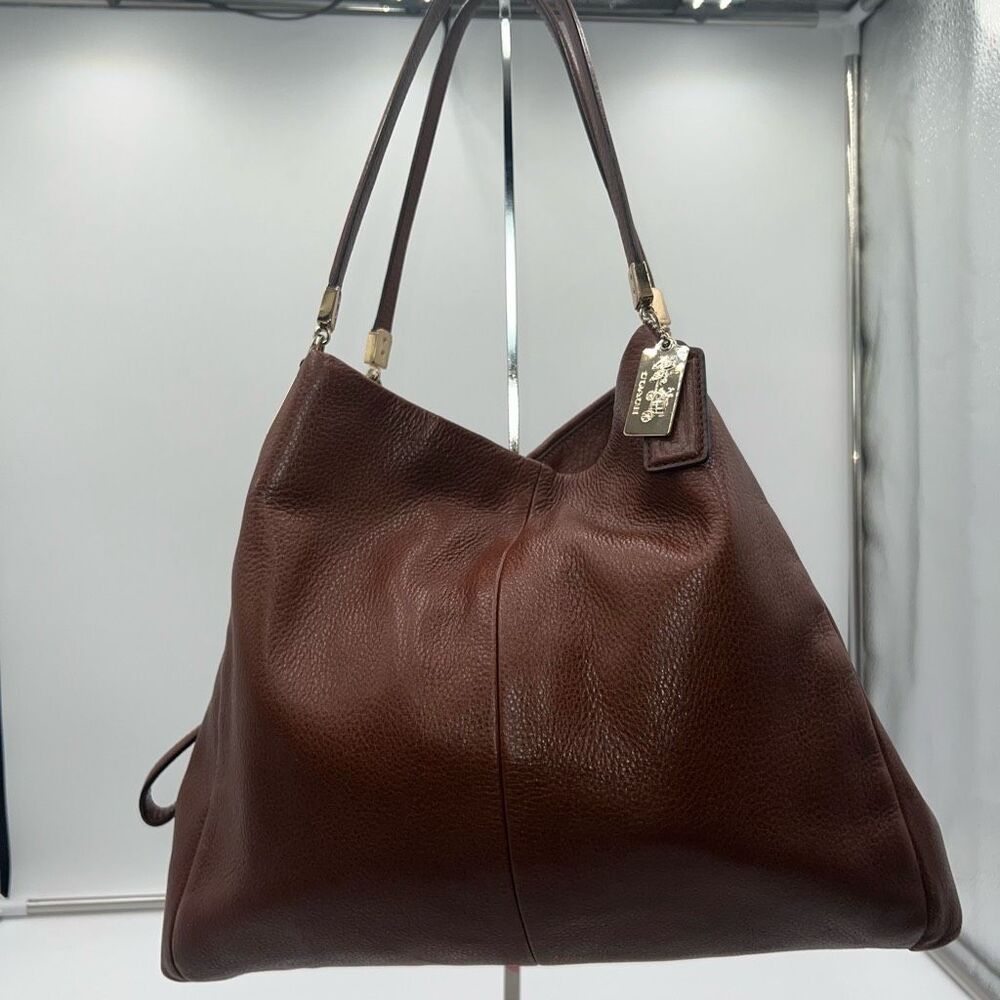 Coach Madison Phoebe in Cognac Leather